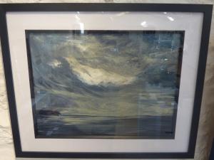 Joann Russell, Dark Skies over Stranraer Acrylic