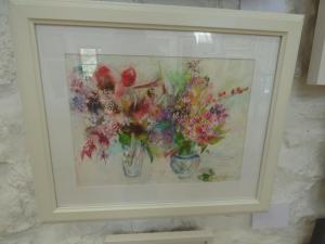 Laura Abbott, Summer Flowers, Watercolour & Ink