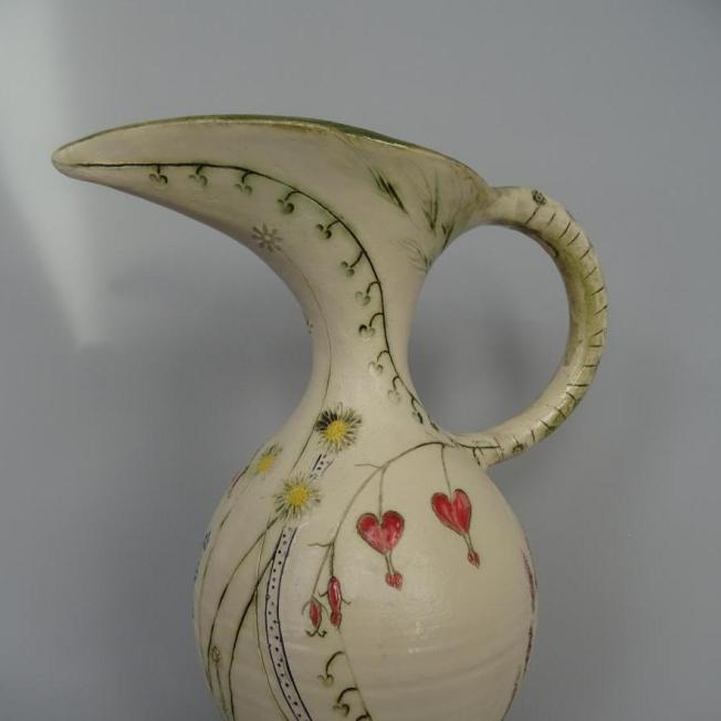 Lorna Watt,  Bleeding Heart, thrown stoneware, h 28.5cm, NFS