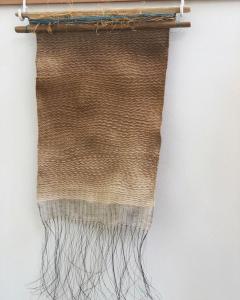 Kirsty Odds, Shifting Sands, hand-dyed lambswool, 40x24cm,   NFS  