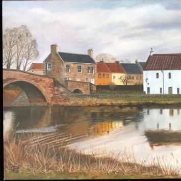 Leonard Mair, Orange House, Haddington, oil on canvas, 40x40cm (framed), £195 (+postage)